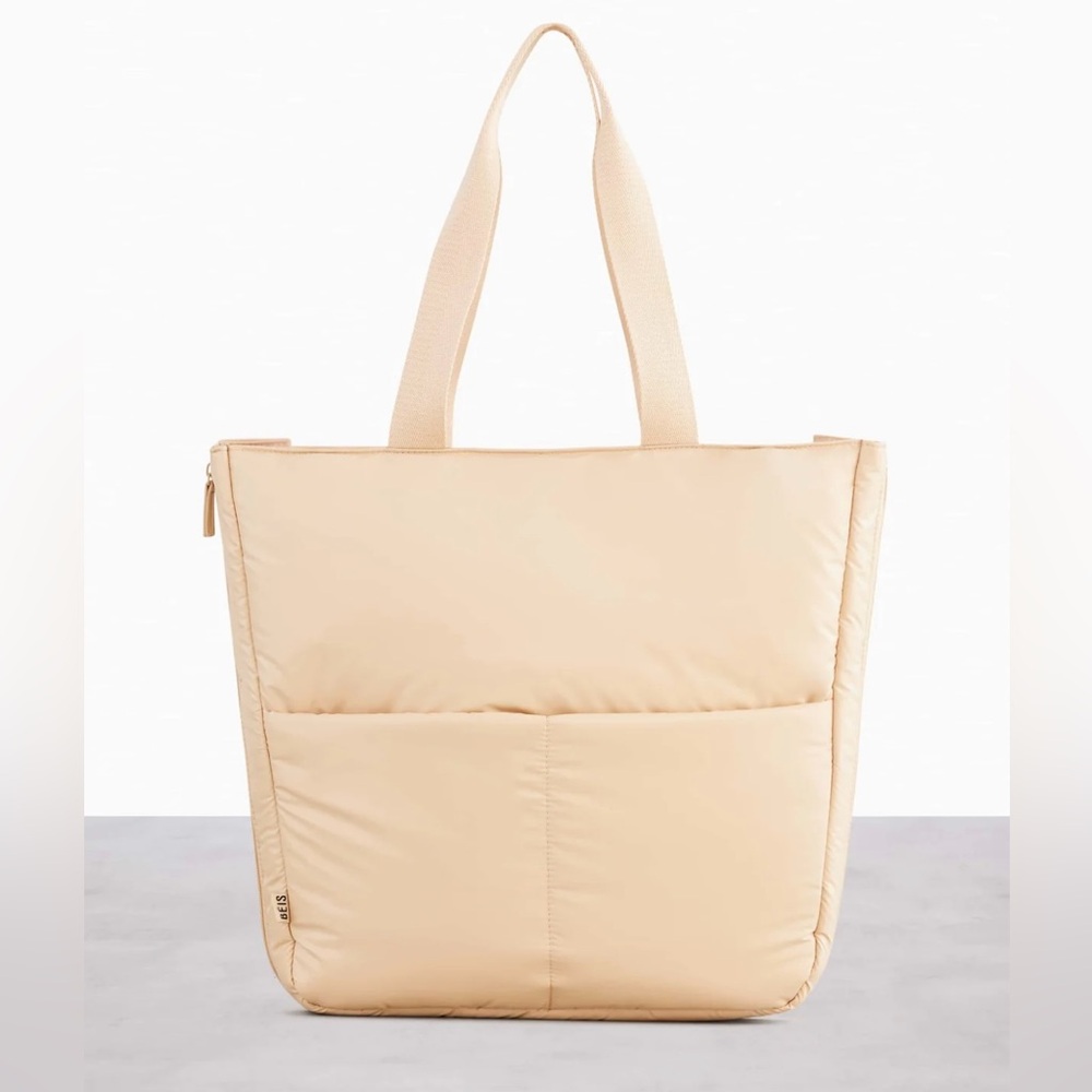 Beis Beige Expandable (puffy) Tote